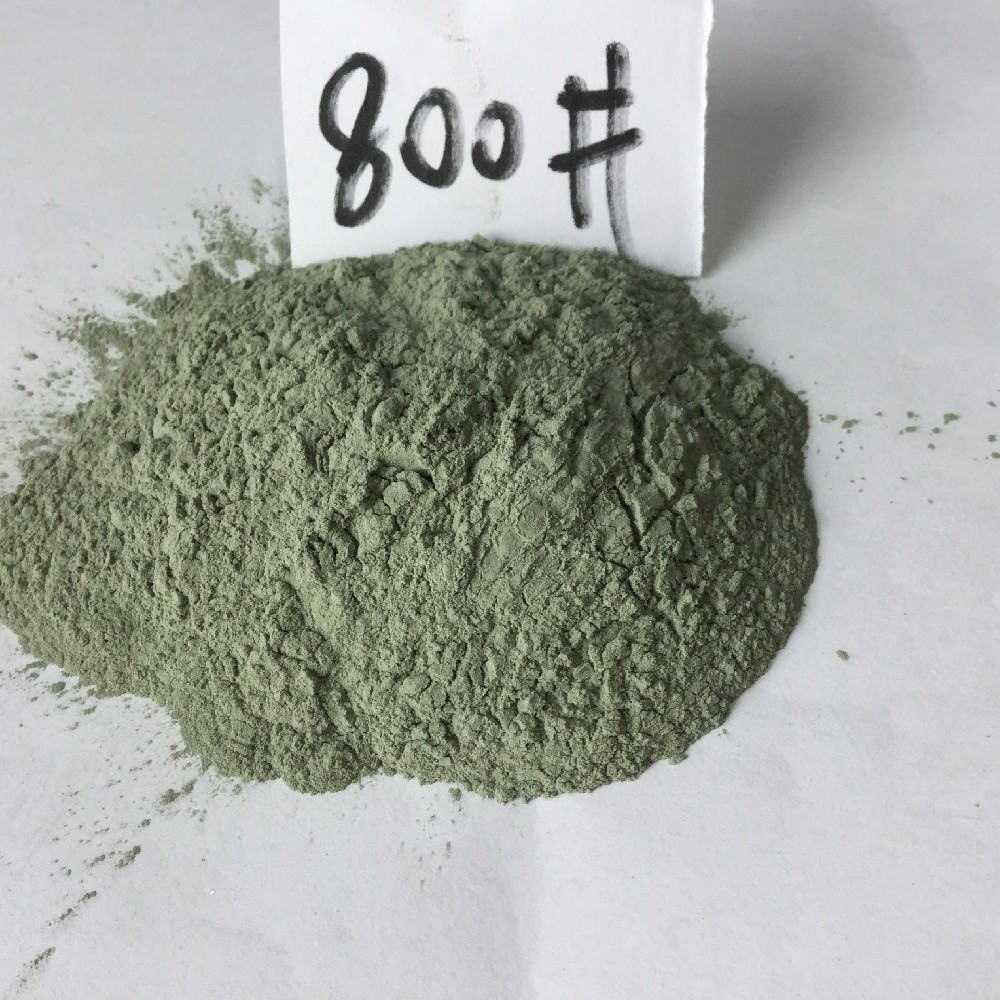 酚醛塑料把手研磨用绿碳化硅微粉600目800目1000目绿色金刚砂微粉